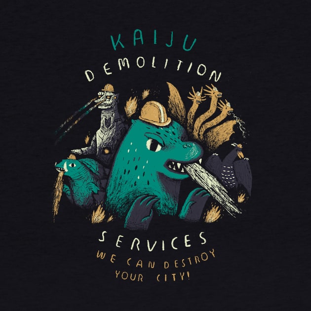 kaiju demolition services by Louisros